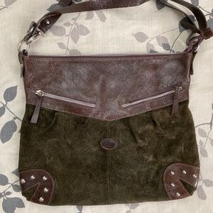 Green Leather Purse